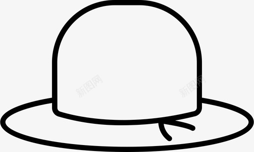帽子热的草帽图标svg_新图网 https://ixintu.com 夏天 帽子 热的 草帽