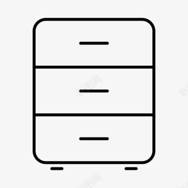 箱柜橱柜家具图标图标