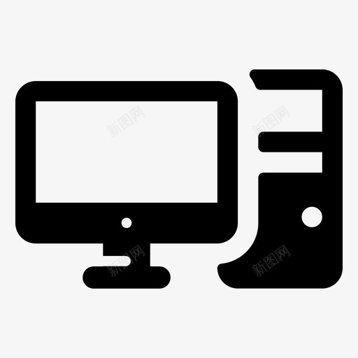 个人计算机设备显示器个人电脑图标svg_新图网 https://ixintu.com 个人 个人电脑 图标 多媒体 字形 显示器 电影院 计算机 设备
