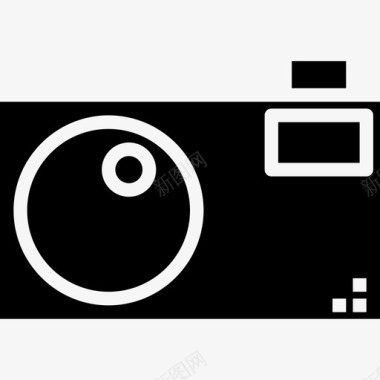 相机购物和电子商务9实心图标图标