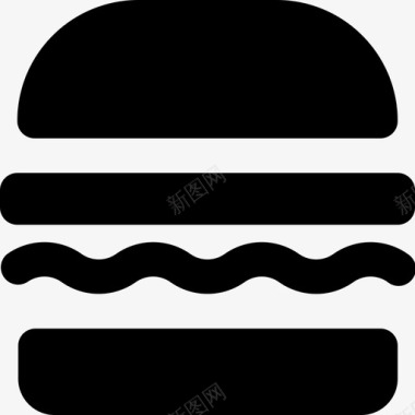 汉堡美式牛肉图标图标