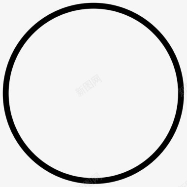 圆几何环图标图标