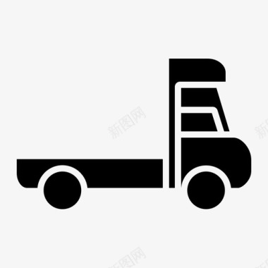 卡车运输131字形图标图标