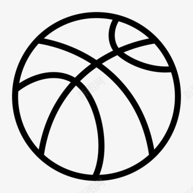 篮球体育学校大纲图标图标