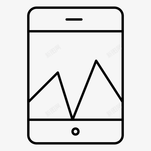 分析图形智能手机图标svg_新图网 https://ixintu.com 分析 图形 手机 智能 金融