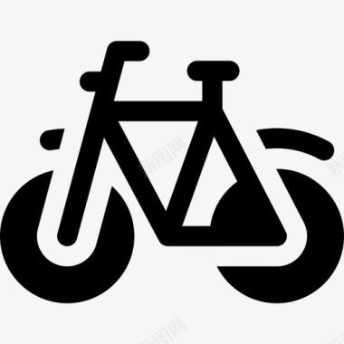 自行车可持续能源34装满图标图标