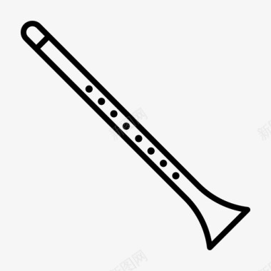 单簧管乐器音乐图标图标