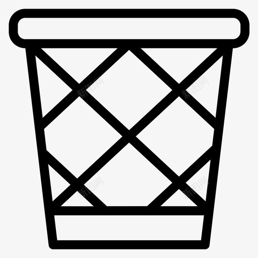 垃圾桶生态能源图标svg_新图网 https://ixintu.com 回收 垃圾 垃圾桶 大胆 生态 线条 能源 自然
