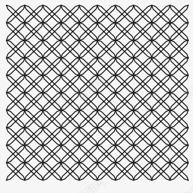 瓷砖图案几何图案正方形瓷砖图标图标