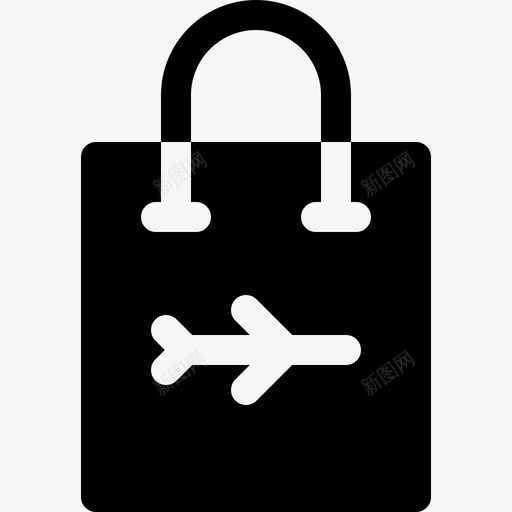 购物袋机场108装满图标svg_新图网 https://ixintu.com 机场 装满 购物袋