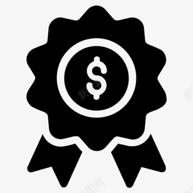 商业成就奖商业质量质量徽章图标图标