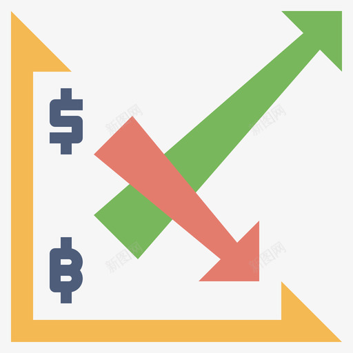 股票投资图3持平图标svg_新图网 https://ixintu.com 持平 股票投资