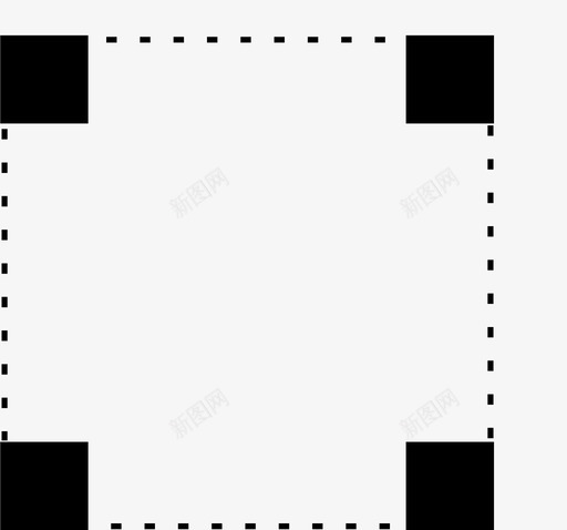 框选svg_新图网 https://ixintu.com 框选 线性 扁平 简约 单色