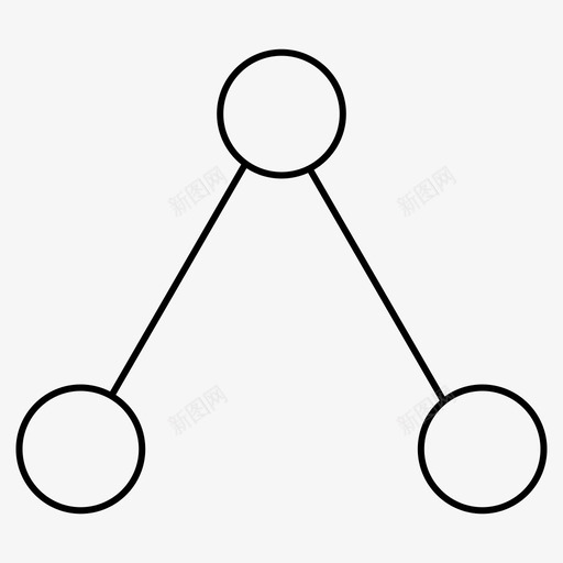 共享通信互联网图标svg_新图网 https://ixintu.com 互联网 共享 细线 网络 通信