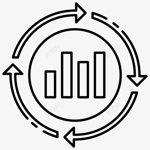 市场分析业务图表图标svg_新图网 https://ixintu.com tanahcon业务黑白 业务 图表 市场分析 数据