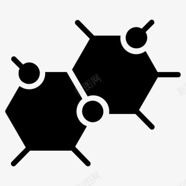 分子原子键图标图标