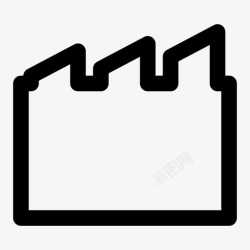工厂名片设计工厂大楼办公室图标高清图片