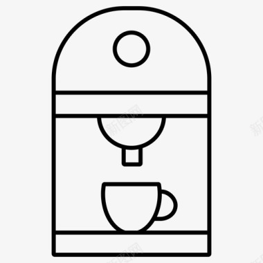 速溶咖啡浓缩咖啡机咖啡机图标图标