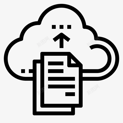云上传数据存储图标svg_新图网 https://ixintu.com 上传 存储 数据 概要 计算机