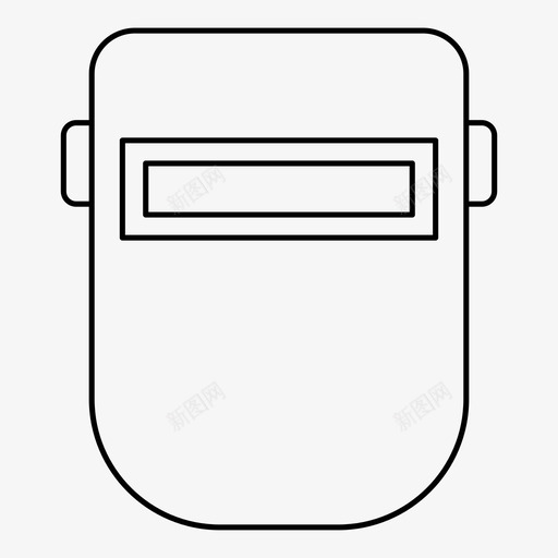 焊接面罩工作图标svg_新图网 https://ixintu.com 工作 焊接 面罩