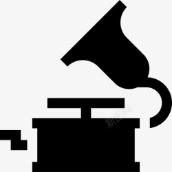 留声机视频留声机音频和视频21填充图标高清图片
