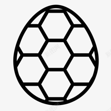 复活节彩蛋艺术寻蛋图标图标