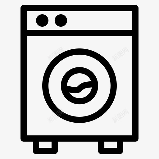 自动化大型设备图标svg_新图网 https://ixintu.com 大型 机器 洗衣机 电气设备 自动化 设备
