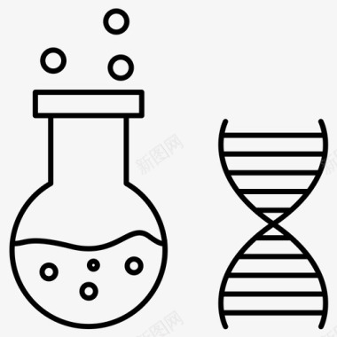 化学品烧杯化学烧瓶图标图标