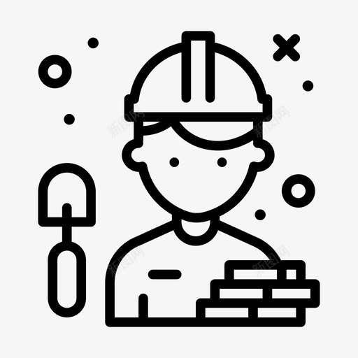直系工人2图标svg_新图网 https://ixintu.com 工人 直系