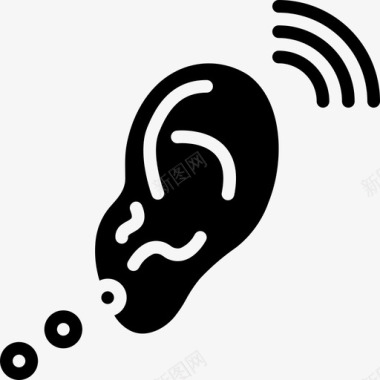 听力无障碍2填充图标图标
