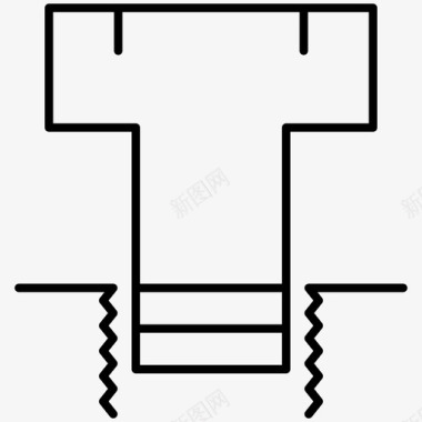 螺栓销螺钉图标图标