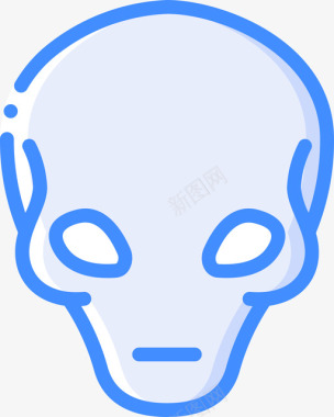 外星人外星人ufo5蓝色图标图标
