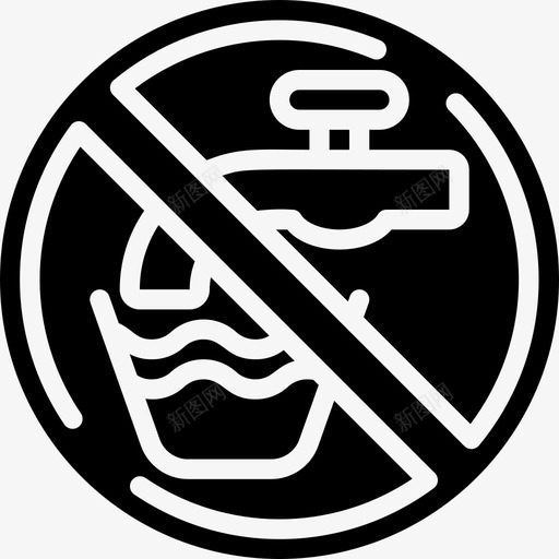 禁止饮酒警告标志3加油图标svg_新图网 https://ixintu.com 加油 标志 禁止 警告 饮酒