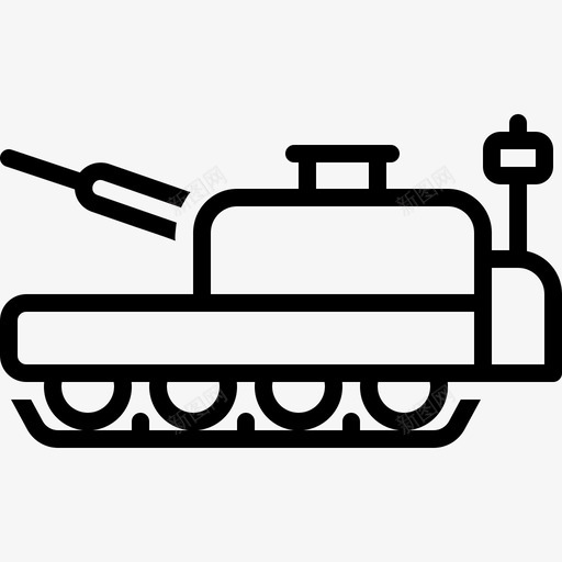 坦克装甲军队图标svg_新图网 https://ixintu.com 军队 坦克 战时 武器 装甲