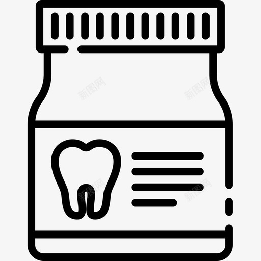 医学牙科护理19线性图标svg_新图网 https://ixintu.com 医学 护理 牙科 线性