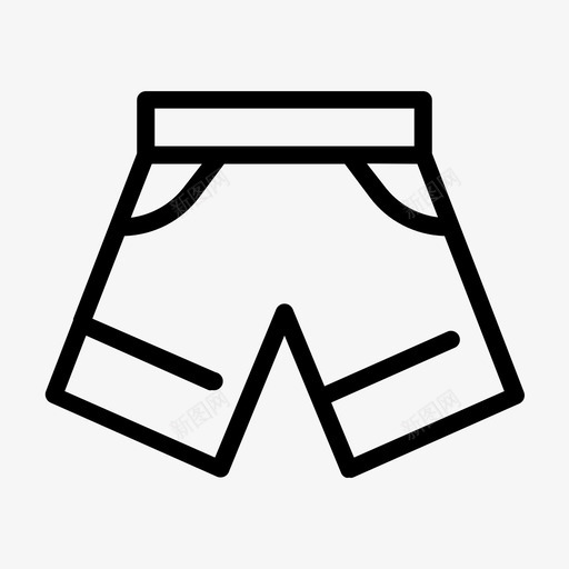 短裤时尚健身图标svg_新图网 https://ixintu.com 健身 健身和健康 时尚 短裤 运动