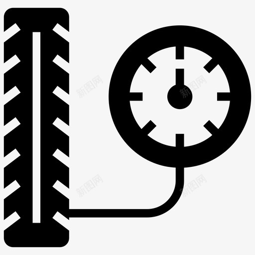 轮胎压力表仪表板仪表图标svg_新图网 https://ixintu.com 仪表 仪表板 压力敏感表 汽车维修车服务符号矢量图标集 轮胎压力表 速度表