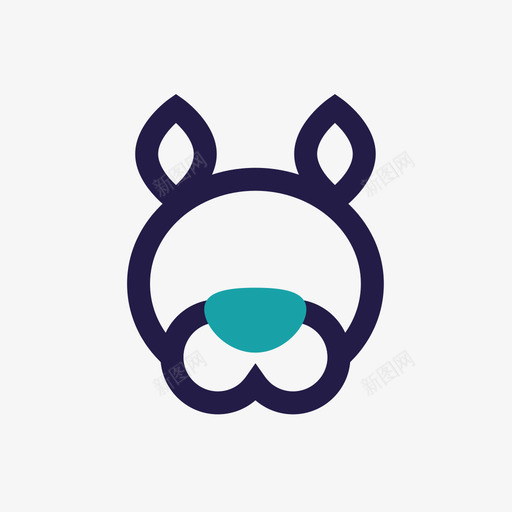小兔子svg_新图网 https://ixintu.com 小兔子