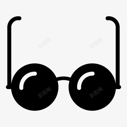 眼镜眼睛太阳镜图标svg_新图网 https://ixintu.com 大学实心 太阳镜 眼睛 眼镜