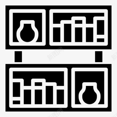 书架学院18填充图标图标