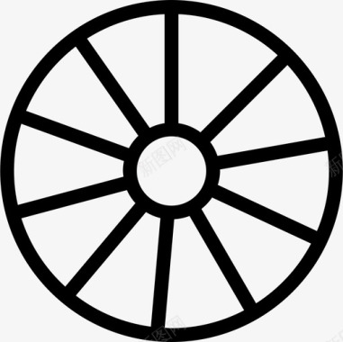 车轮汽车服务图标图标