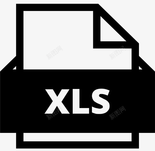 icon file xlssvg_新图网 https://ixintu.com icon file xls