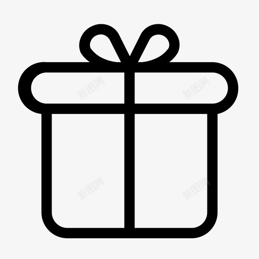 礼品礼盒在线商店图标svg_新图网 https://ixintu.com 在线商店 礼品 礼盒