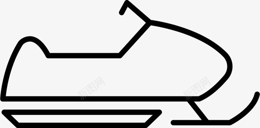 雪地摩托汽车雪地车图标图标