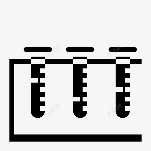 试管医用175填充图标svg_新图网 https://ixintu.com 医用 填充 试管