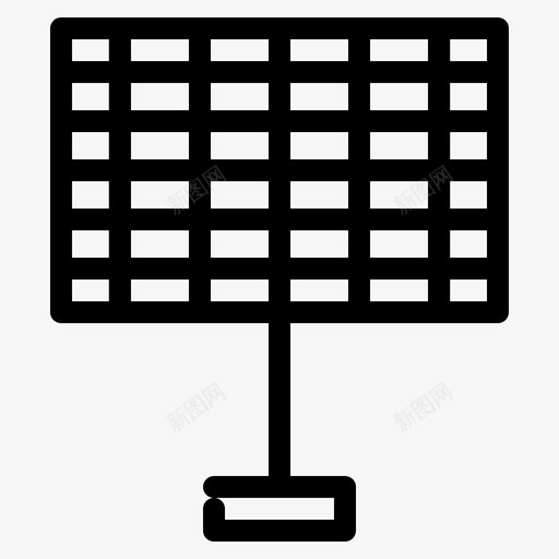 电池环保太阳能图标svg_新图网 https://ixintu.com 太阳能 环保 电池 电池板 科学