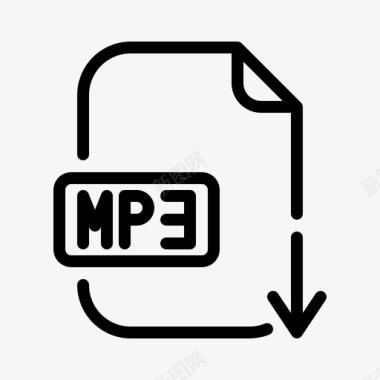 mp3文件文件文档图标图标