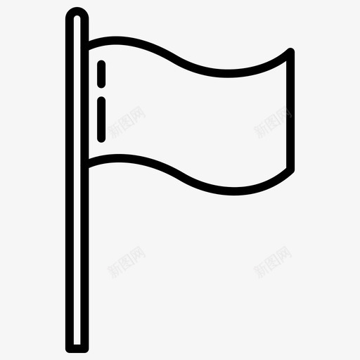 旗帜户外旅游图标svg_新图网 https://ixintu.com 户外 旅游 旗帜