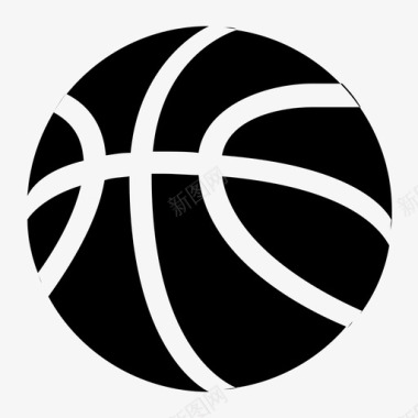 篮球田径圆形图标图标