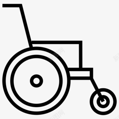 轮椅小矮人图标图标